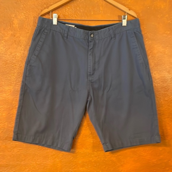 Volcom Men’s Blue Khaki Shorts Size 36 - Picture 1 of 3